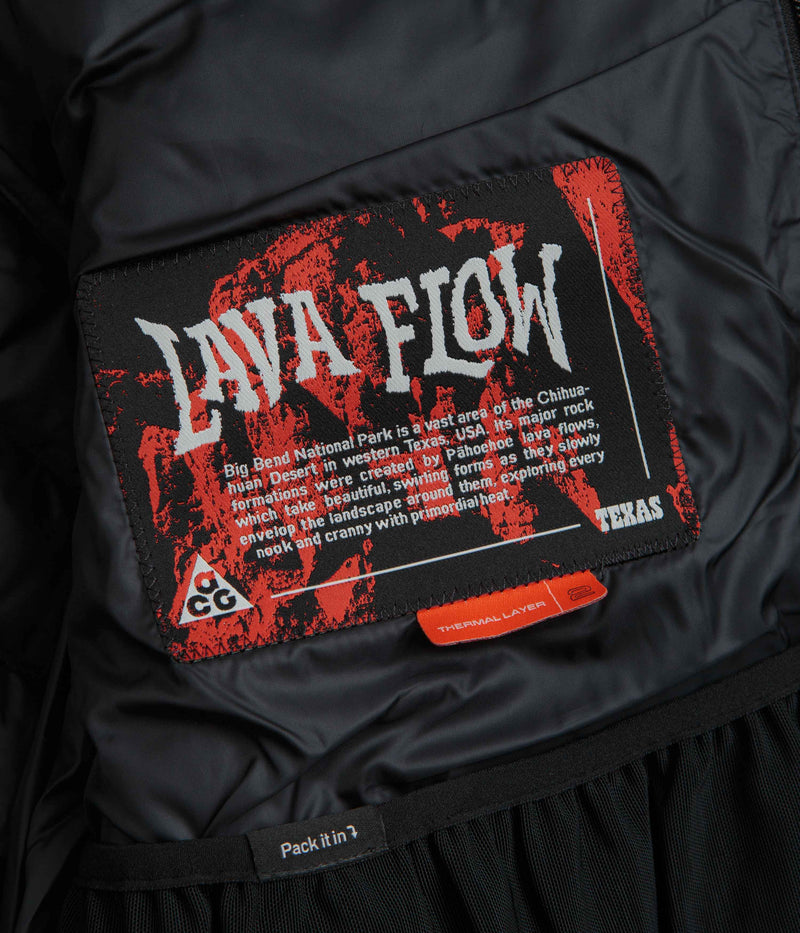 Nike ACG Lava Flow Jacket in Black and Black / Black / Summit White