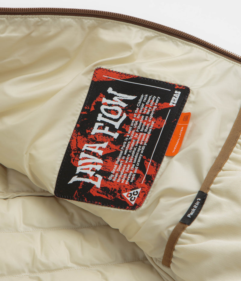 Nike ACG Lava Flow Jacket in Light Khaki and Light Khaki / Summit White