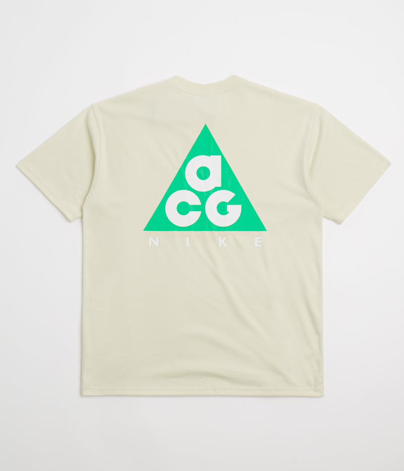 Nike ACG Tri Logo T-Shirt in Light Khaki