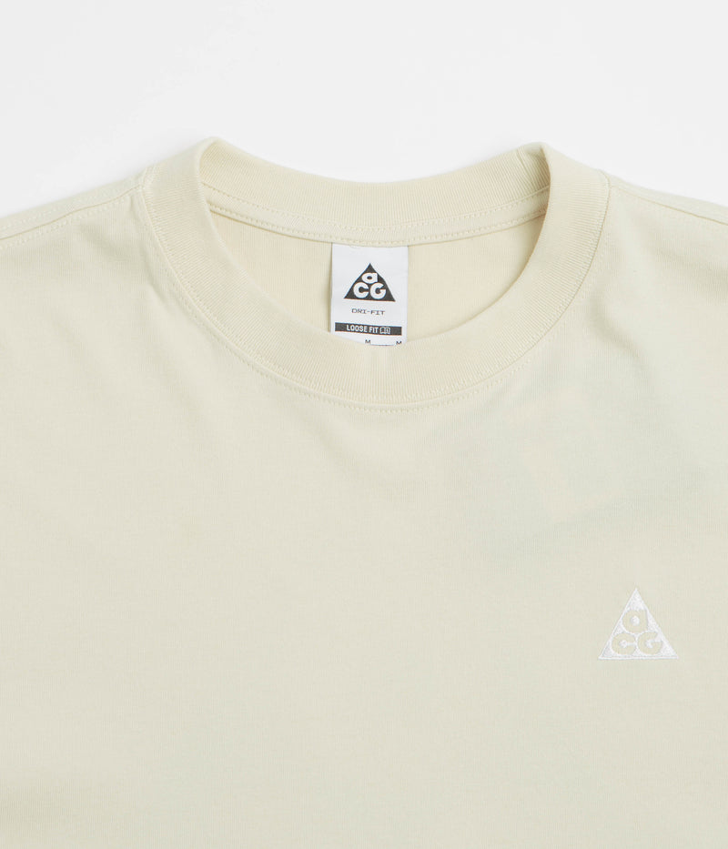 Nike ACG Tri Logo T-Shirt in Light Khaki