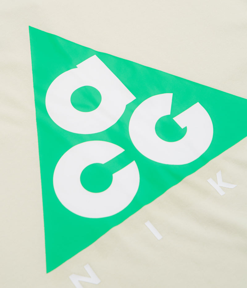 Nike ACG Tri Logo T-Shirt in Light Khaki