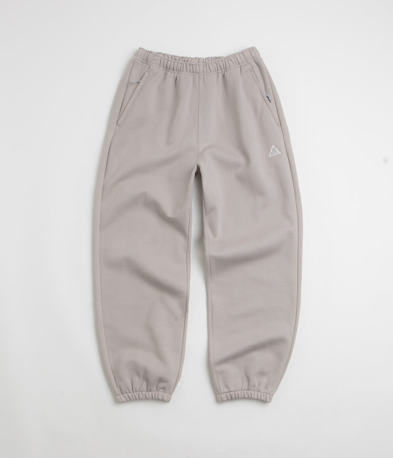 Nike ACG Tuff Fleece Triangle Pants in College Grey and Summit White