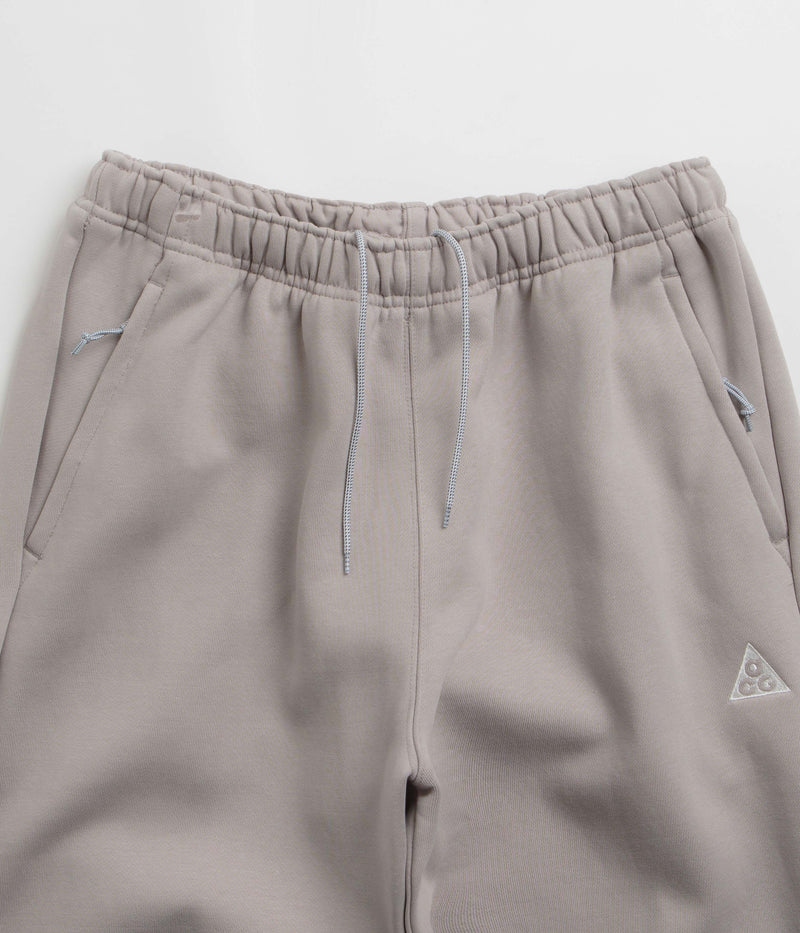 Nike ACG Tuff Fleece Triangle Pants in College Grey and Summit White