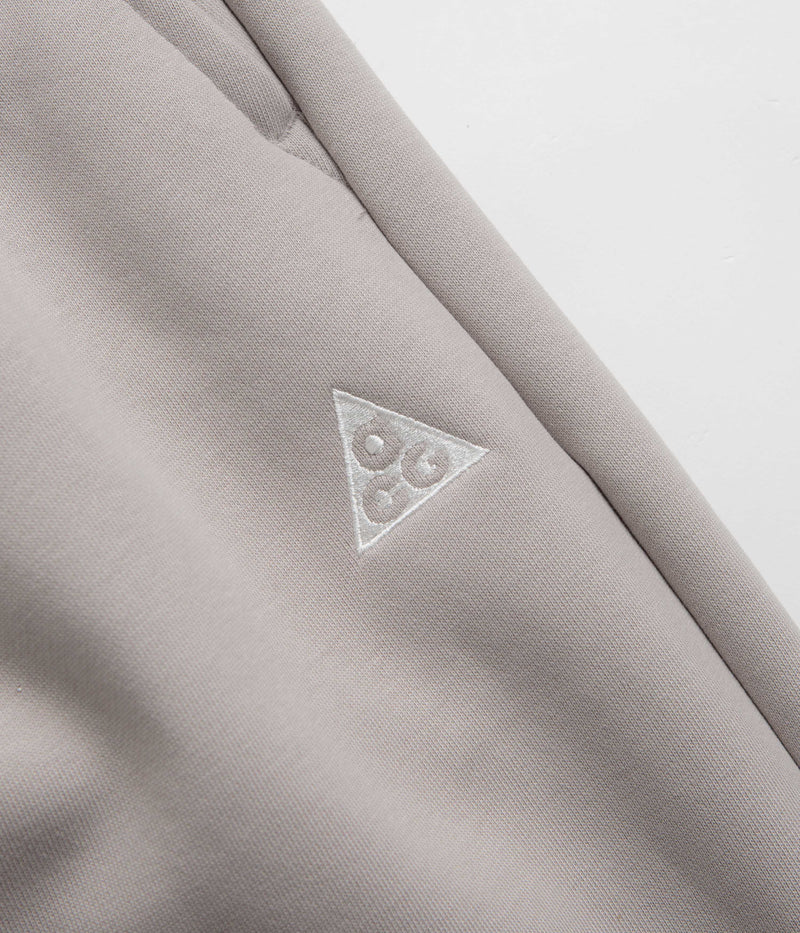 Nike ACG Tuff Fleece Triangle Pants in College Grey and Summit White