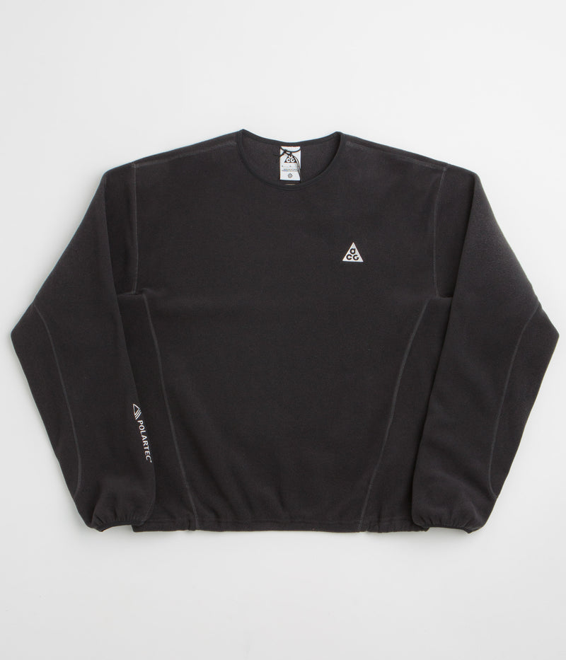 Nike ACG Wolf Tree Crewneck Sweatshirt  in Black and Anthracite / Summit White