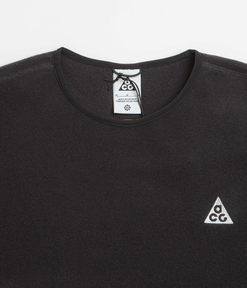 Nike ACG Wolf Tree Crewneck Sweatshirt  in Black and Anthracite / Summit White