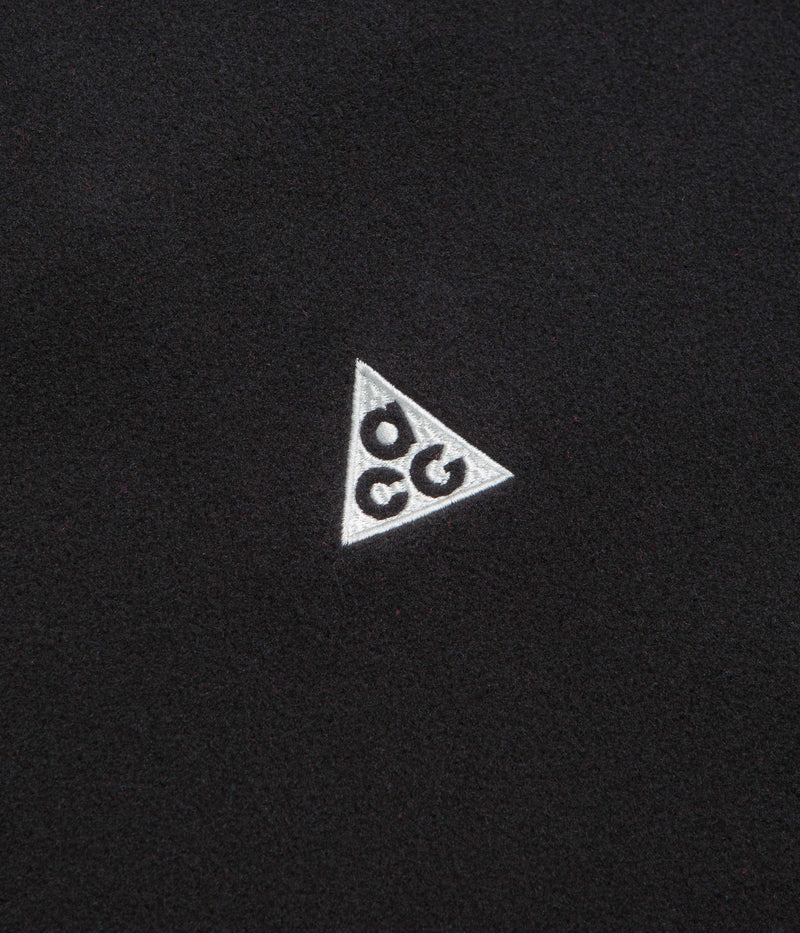 Nike ACG Wolf Tree Crewneck Sweatshirt  in Black and Anthracite / Summit White