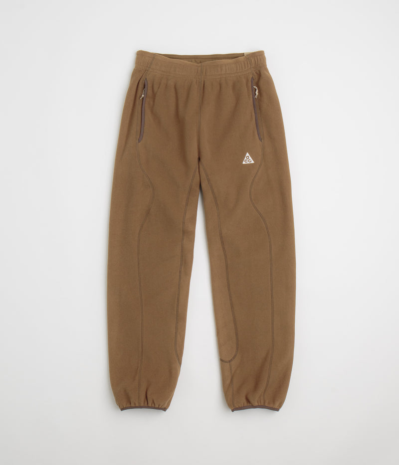 Nike ACG Wolf Tree Pants in Mosswood Brown and Summit White