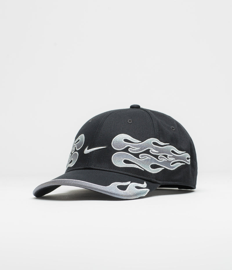 Nike Club Structured OG Flame Cap in Black