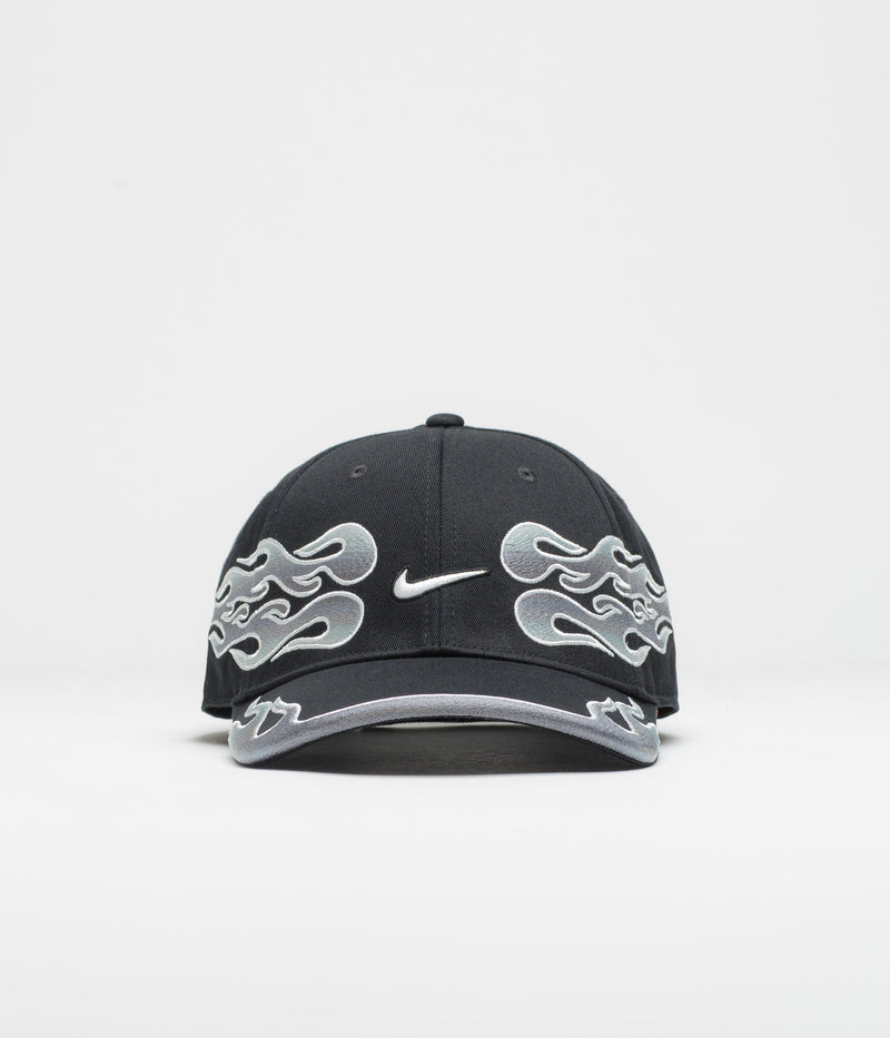 Nike Club Structured OG Flame Cap in Black
