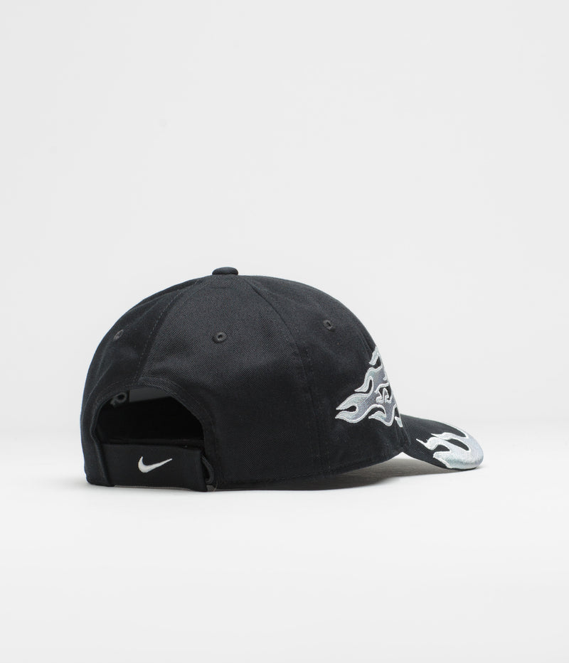 Nike Club Structured OG Flame Cap in Black