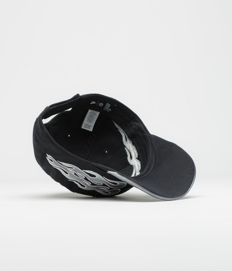 Nike Club Structured OG Flame Cap in Black