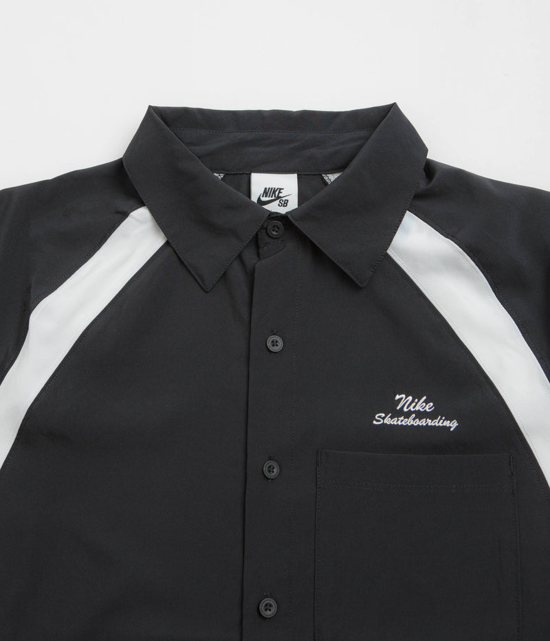 Nike SB Bowler Shirt in Black and White / White