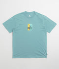 Nike SB Bus Pass T-Shirt in Denim Turquoise