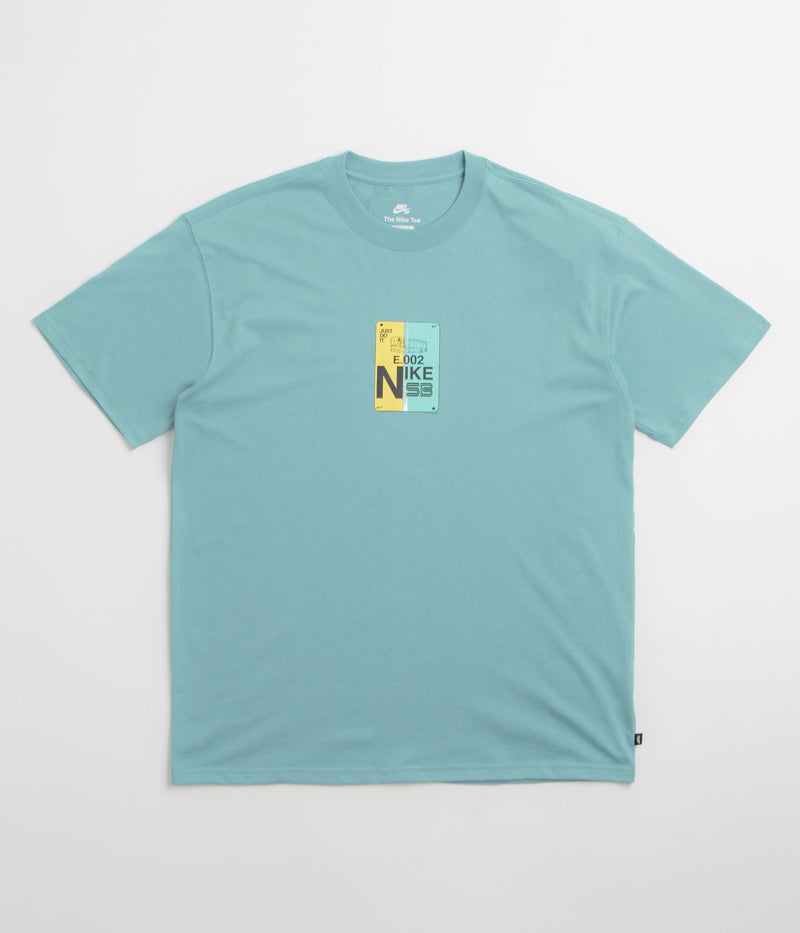 Nike SB Bus Pass T-Shirt in Denim Turquoise