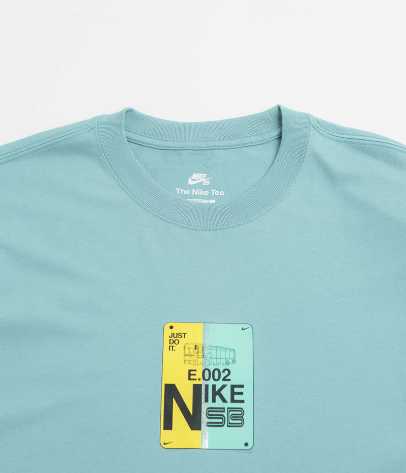 Nike SB Bus Pass T-Shirt in Denim Turquoise