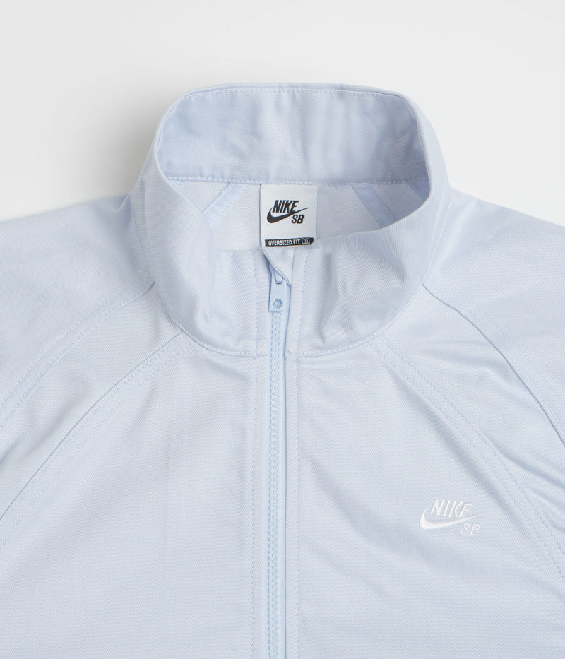 Nike SB Denim Track Jacket in Football Grey and White
