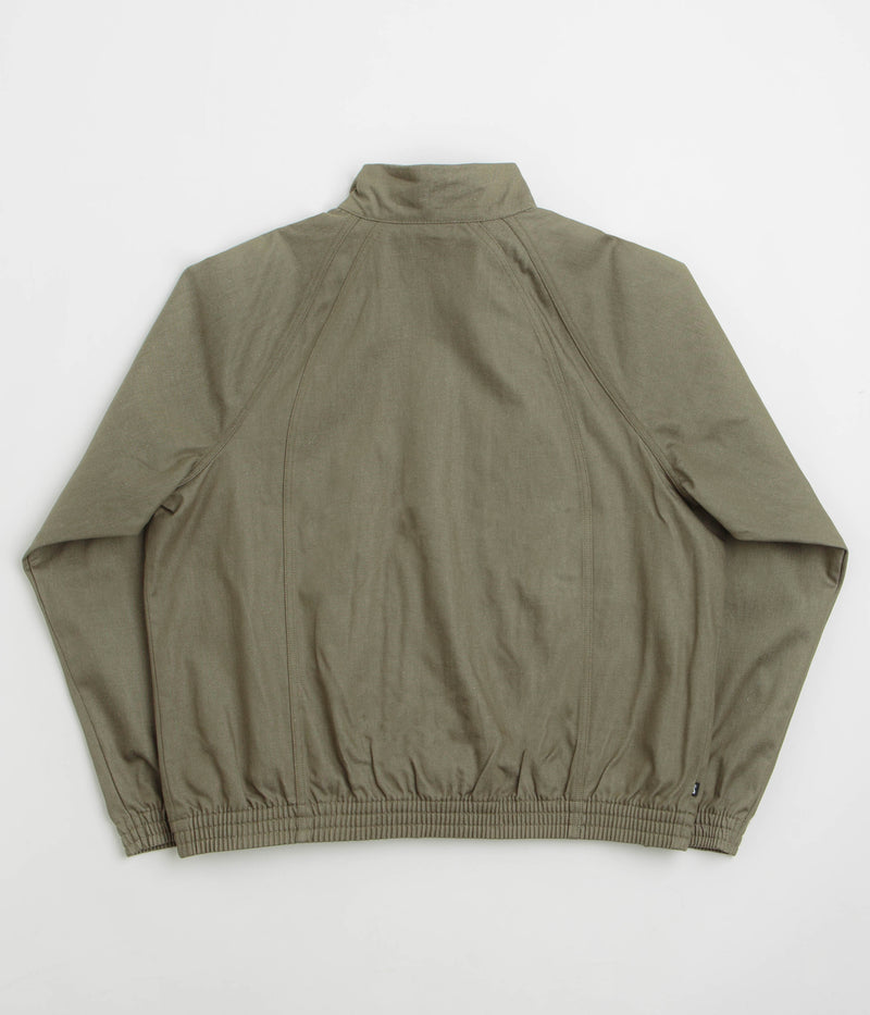 Nike SB Denim Track Jacket in Medium Olive and White