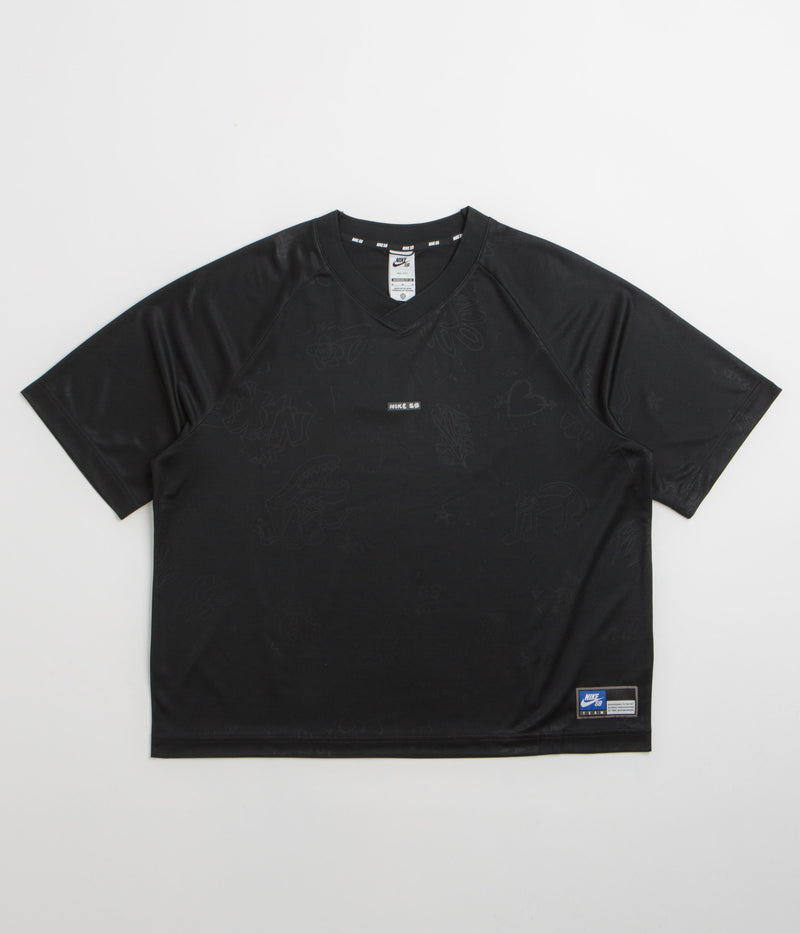 Nike SB Desk Doodle Jersey in Black