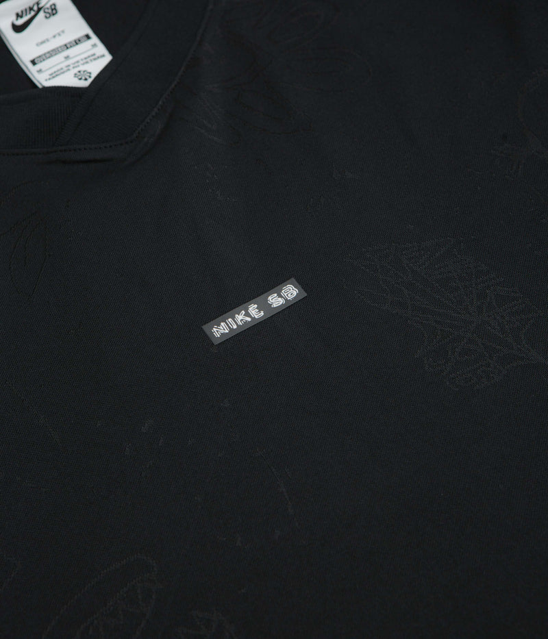 Nike SB Desk Doodle Jersey in Black