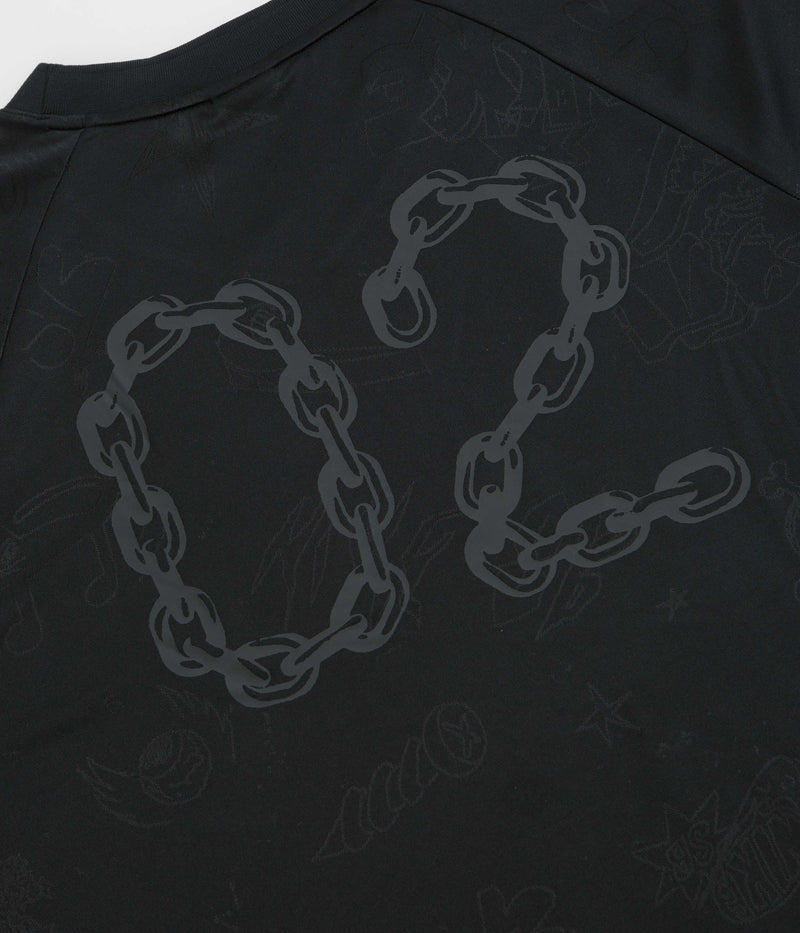 Nike SB Desk Doodle Jersey in Black