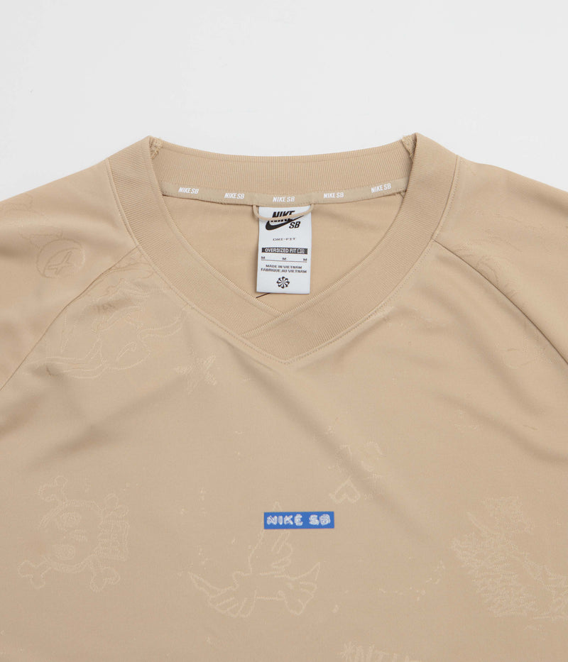 Nike SB Desk Doodle Jersey in Linen