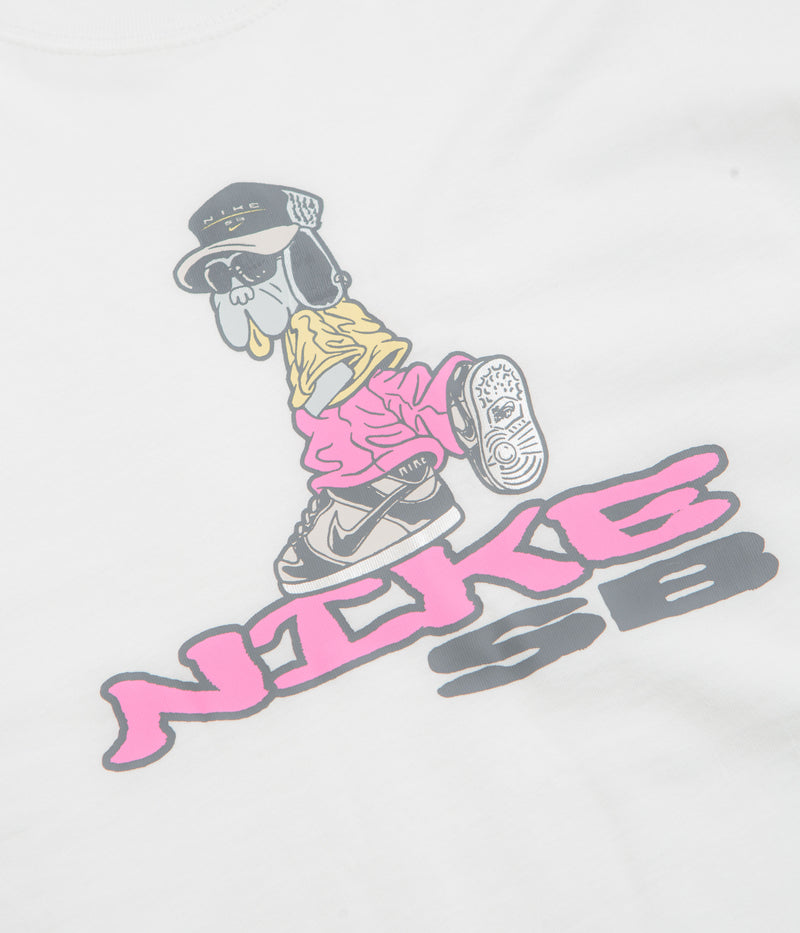 Nike SB Dunk Dog T-Shirt in White