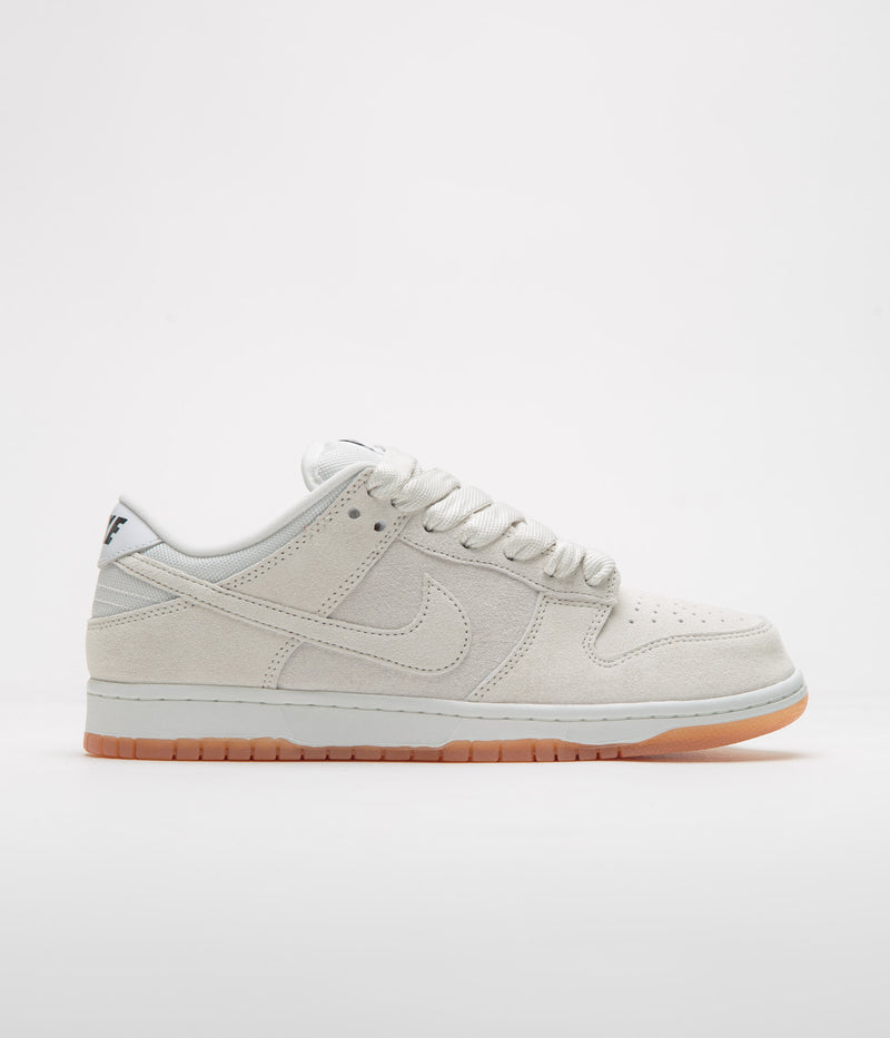 Nike SB Dunk Low Pro B Shoes in Pale Ivory and Pale Ivory and Summit White - White