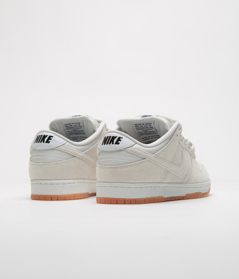 Nike SB Dunk Low Pro B Shoes in Pale Ivory and Pale Ivory and Summit White - White