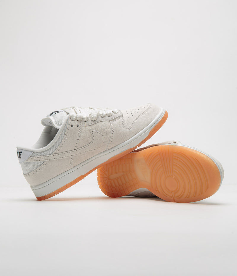 Nike SB Dunk Low Pro B Shoes in Pale Ivory and Pale Ivory and Summit White - White