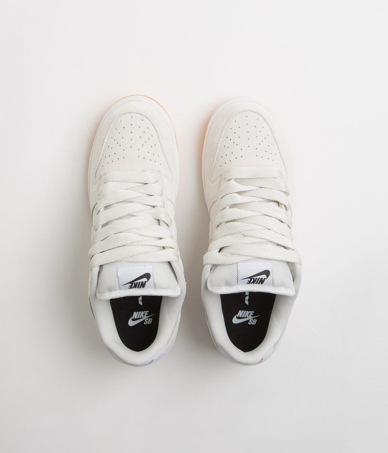Nike SB Dunk Low Pro B Shoes in Pale Ivory and Pale Ivory and Summit White - White