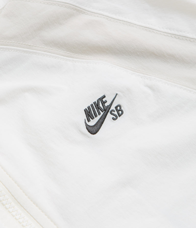 Nike SB Full Zip Woven Jacket in Sail and Light Bone / Black