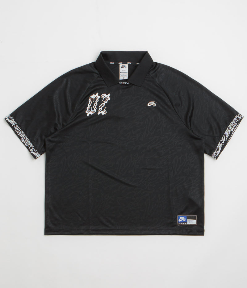 Nike SB Jacquard Jersey in Black and Black / White