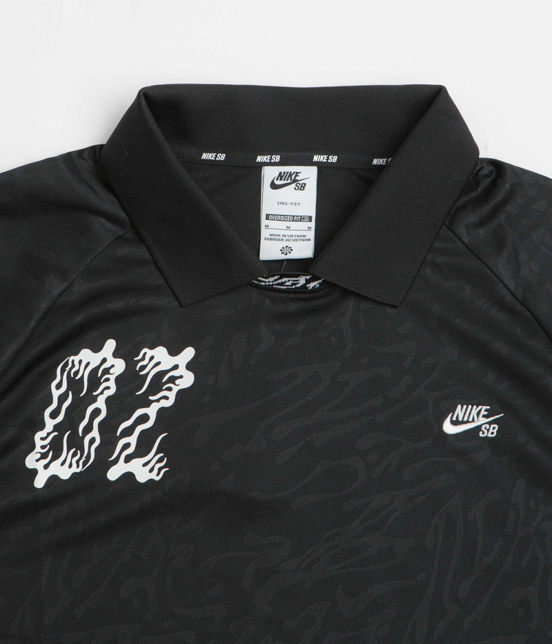 Nike SB Jacquard Jersey in Black and Black / White