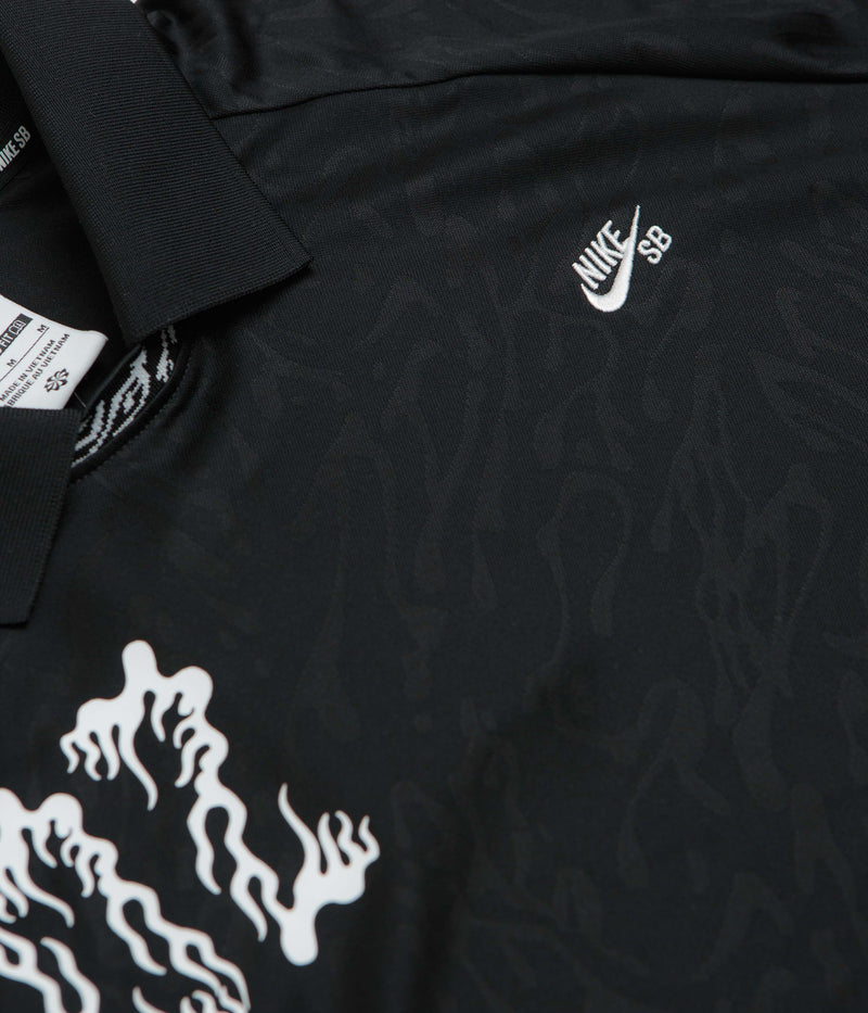Nike SB Jacquard Jersey in Black and Black / White