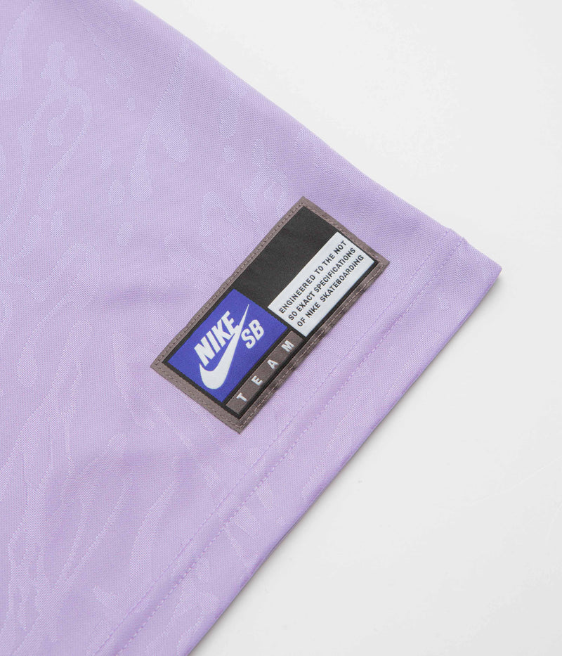 Nike SB Jacquard Jersey in Hydrangeas and Sail / White