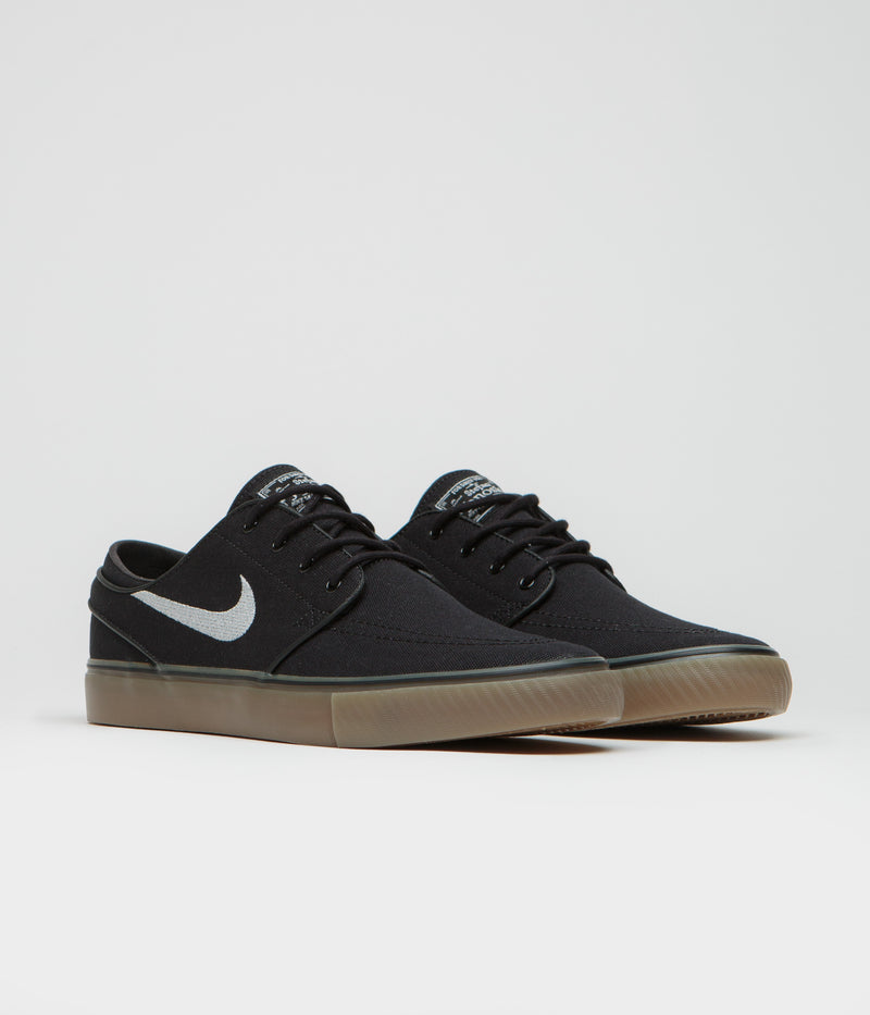 Nike SB Janoski OG+ Canvas Shoes in Black and White and Black - White - Gum