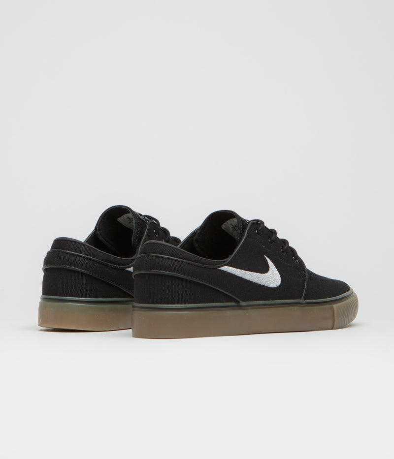 Nike SB Janoski OG+ Canvas Shoes in Black and White and Black - White - Gum