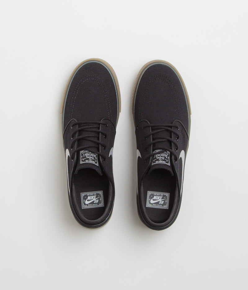 Nike SB Janoski OG+ Canvas Shoes in Black and White and Black - White - Gum