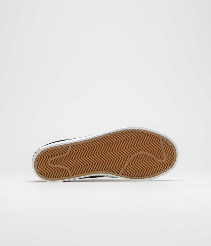 Nike SB Kids Stefan Janoski Shoes in Black and University Red and Black - Summit White