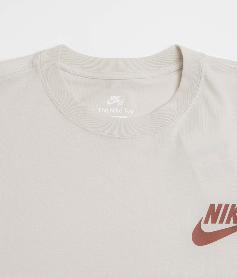 Nike SB Logo T-Shirt in Light Bone
