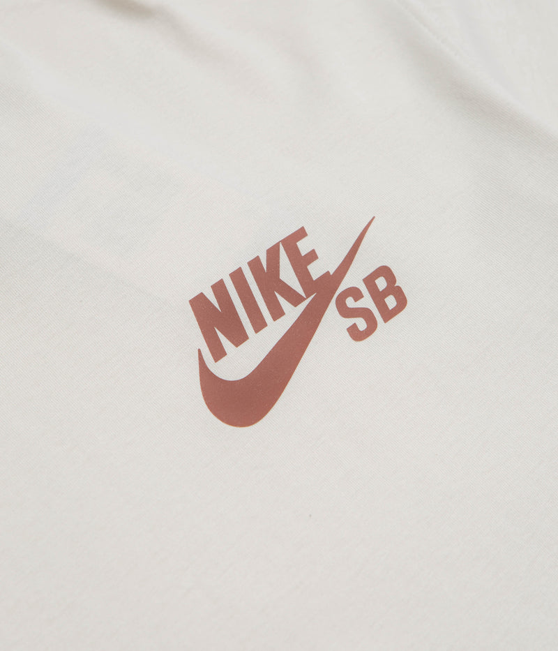Nike SB Logo T-Shirt in Light Bone