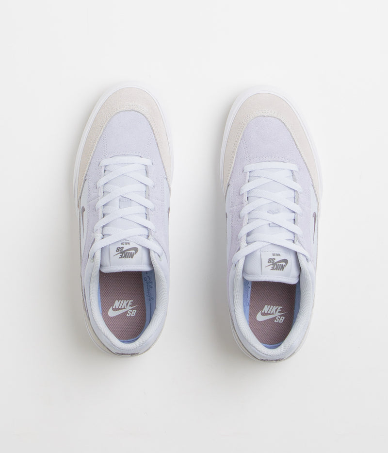 Nike SB Malor Shoes in Football Grey and Dark Grey and Photon Dust