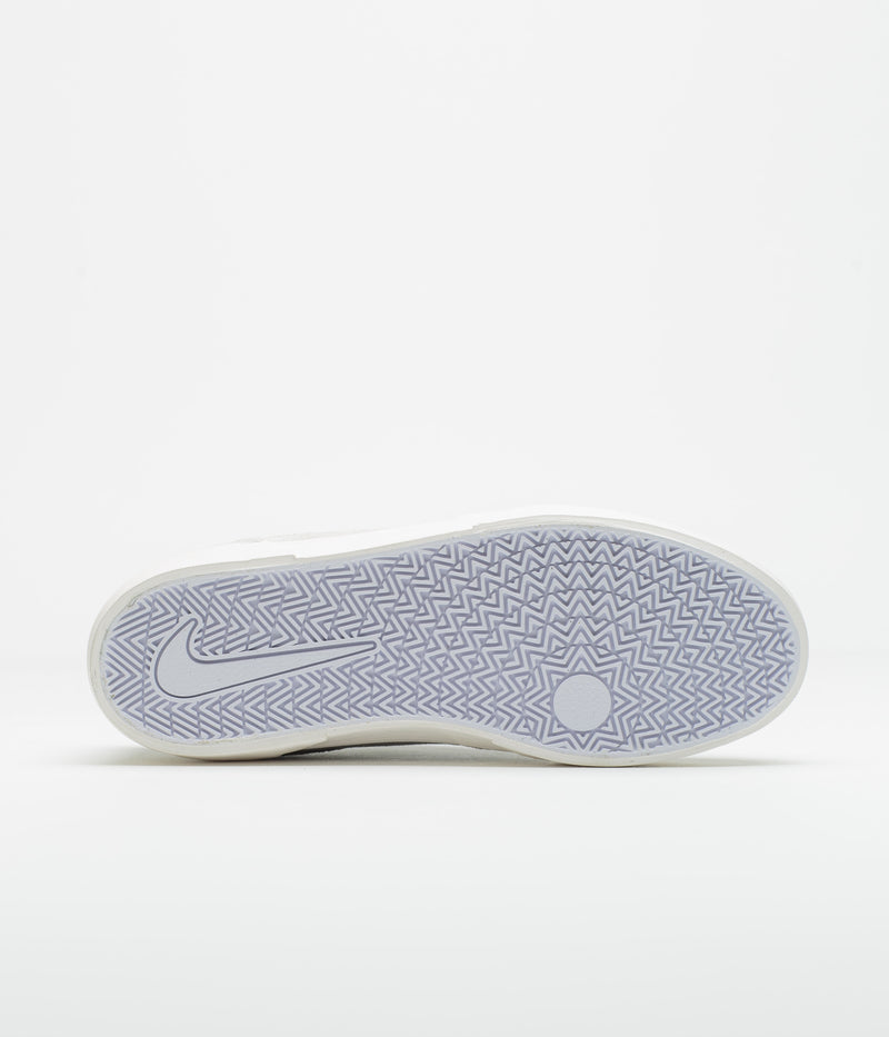 Nike SB Malor Shoes in Pencil Point and Sapphire and Legend Silver