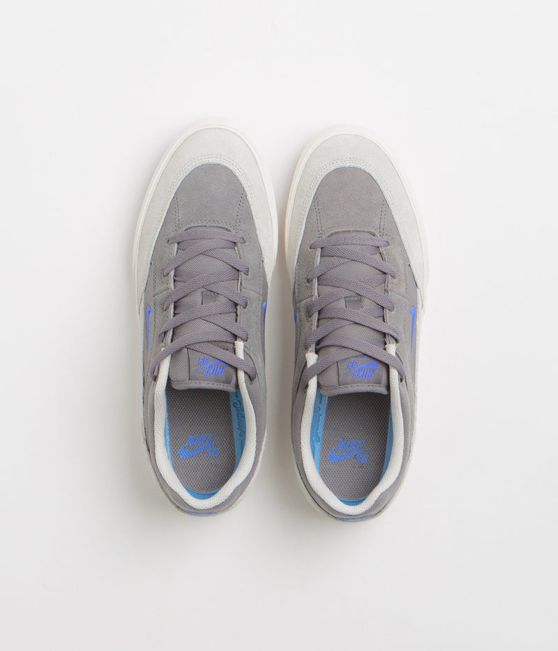 Nike SB Malor Shoes in Pencil Point and Sapphire and Legend Silver