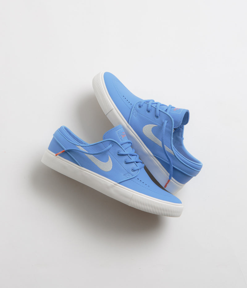 Nike SB Orange Label Janoski OG+ Shoes in University Blue and Sail and University Blue