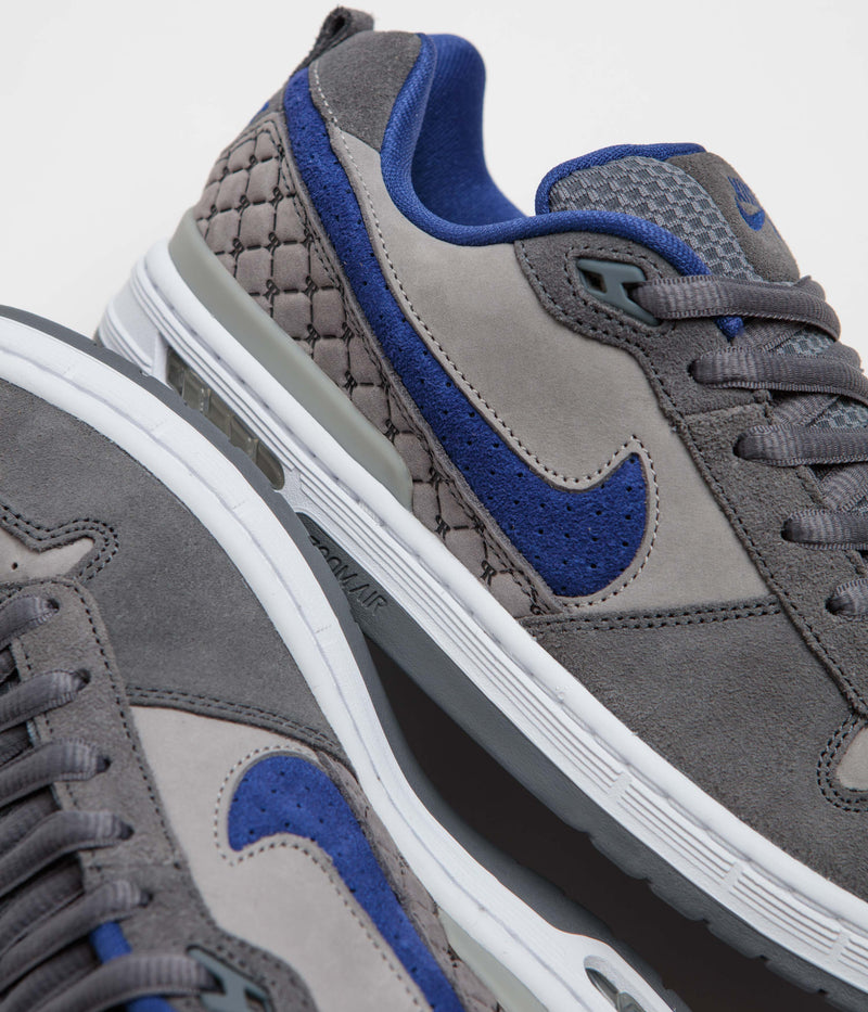 Nike SB P-Rod 1 OG Shoes in Flint Grey and Deep Royal Blue and Flint Grey