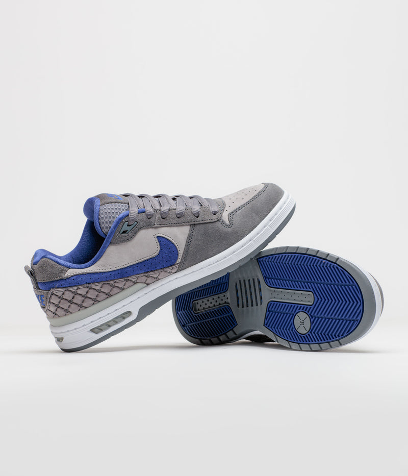 Nike SB P-Rod 1 OG Shoes in Flint Grey and Deep Royal Blue and Flint Grey