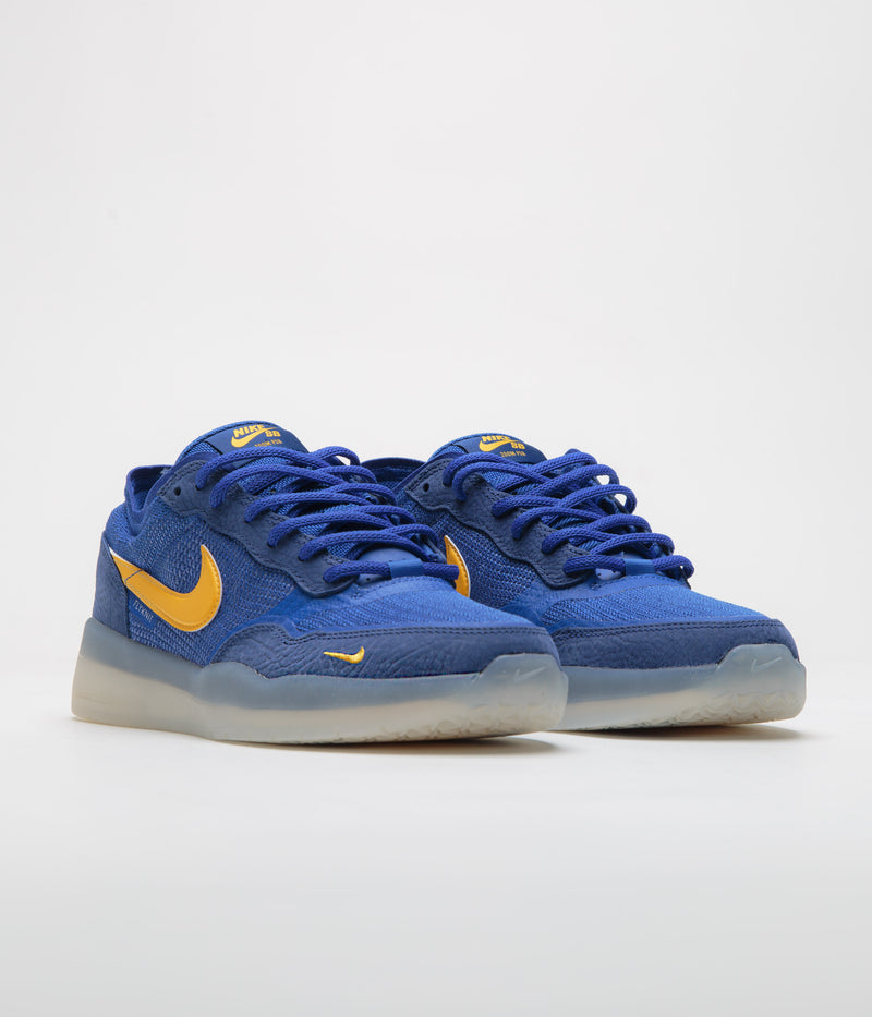 Nike SB PS8 Shoes in Deep Royal and University Gold and Deep Royal