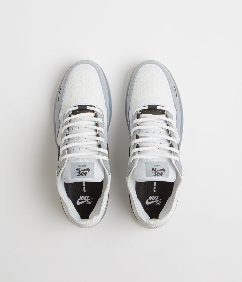 Nike SB PS8 Shoes in Wolf Grey and Black and Wolf Grey - White